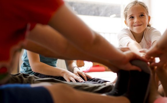 Yoga class, West Virginia