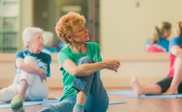 Yoga in the Fitness Center