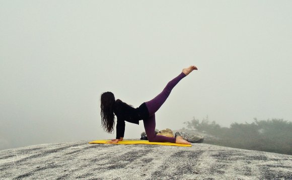 Yoga in the Mist